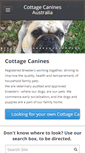 Mobile Screenshot of cottagecanines.com